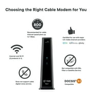 ARRIS Surfboard 32x8 DOCSIS 3.1 Cable Modem & AC2350 Dual-Band Wi-Fi Router, Wireless Technology - New Condition