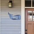 thumbnail image 2 of Whale Coastal Wooden House Number Sign by G. DeBrekht | Coastal Sea-Life D�cor - MA985162, 2 of 7