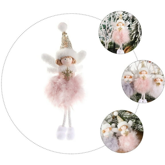 TOYMYTOY 1Pack Christmas Angels Tree Ornaments Vintage Angel Ornament Pink Decoration
