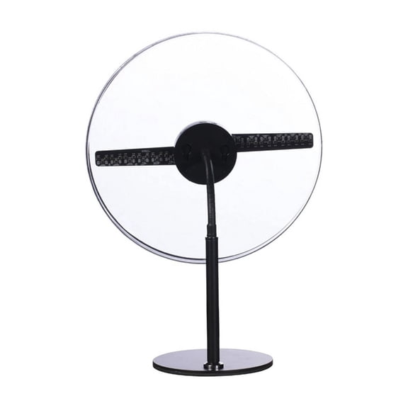 30cm Wifi 3D Hologram Advertising Fan 256 LED Desktop Holographic Projector Lamp Customized Photos Videos Hologram Imaging Light ,Easy to Operate