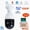 Black, variant on Oggfader Light Bulb Camera Indoor 1080P Security Camera System 360 Degree Wireless Home Surveillance Cameras With 5G WiFi ,Smart Motion Detection,Black