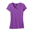 thumbnail image 5 of District Juniors Vintage Wash V Neck Tee-M (Purple Orchid), 5 of 6