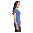 thumbnail image 3 of District Women's Short Sleeve Juniors Very Important V-Neck T-Shirt Heathered Royal Medium, 3 of 4