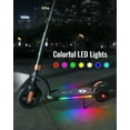 thumbnail image 5 of GYROOR Kids Electric Scooter, with 180W Motor & LED Visible Display, Colorful Lights, Adjustable Speed and Height, 10 Mph & 10 Miles Range Electric Scooter, Electric Scooter for Kids Ages 8-12, 5 of 5