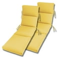 thumbnail image 1 of Comfort Classic Channeled Indoor/Outdoor Sunbrella Chaise Lounge Cushion - Set of 2, 1 of 2