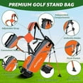 thumbnail image 6 of XDriveMax 5 Pieces Kids Golf Club Set, Junior Golf Club Set Ages 5-8 Includes Stand Bag, 5# Hybrid, 6/7#, 9/P# Irons and Putter Right Hand for Boys Girls, 6 of 6