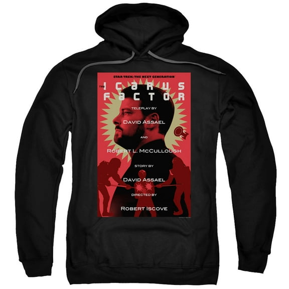 Star Trek Tng Season 2 Episode 14 Adult Pullover Hoodie Sweatshirt Black