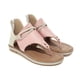 thumbnail image 4 of Sandalias de verano para mujer de tacón bajo de cuero de microfibra de color sólido a la moda Wmkox8yii shjk7272, 4 of 9