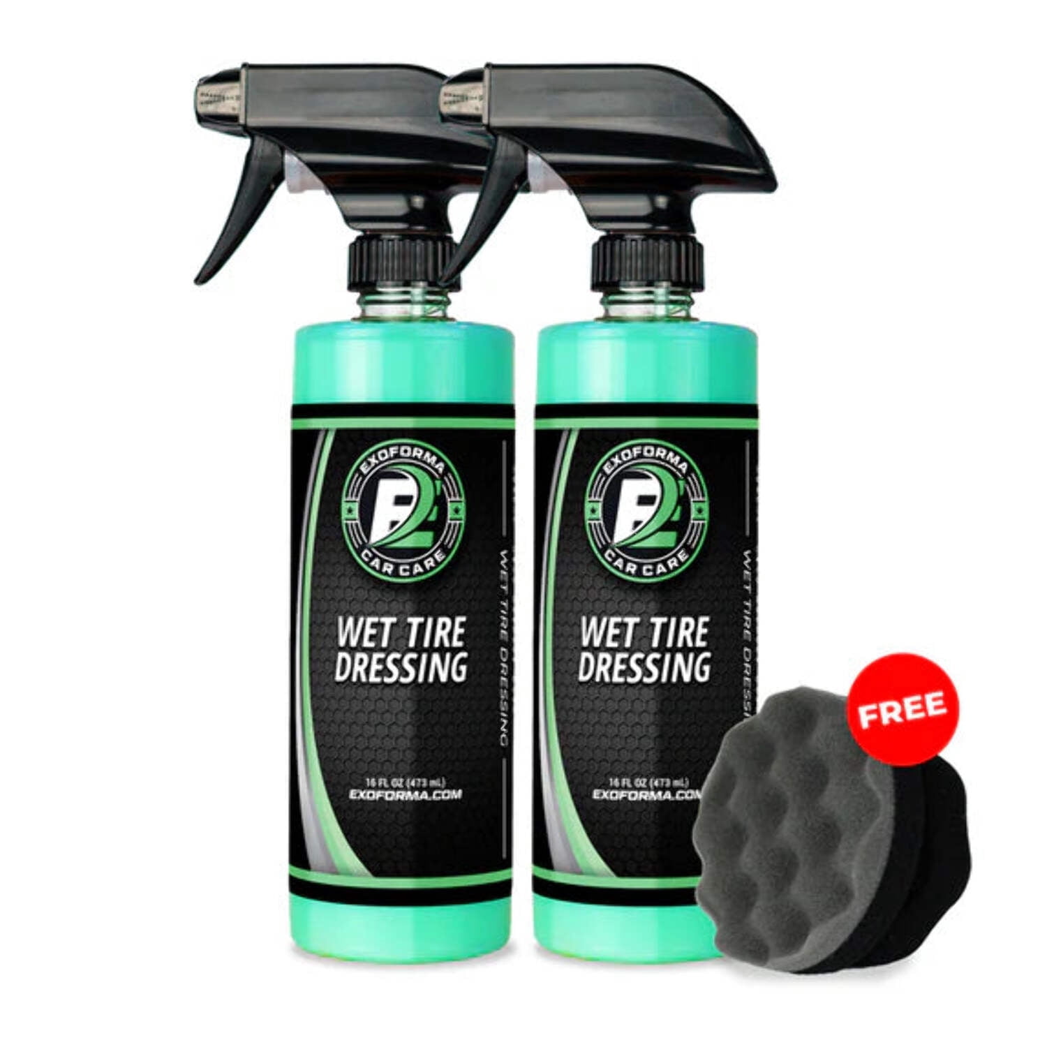 ExoForma Wet Tire Dressing - Extreme High "Wet" Tire Shine, 16 oz