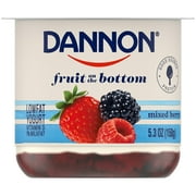 Dannon Fruit on the Bottom Mixed Berry Yogurt, 5.3 Oz.