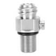 thumbnail image 1 of Accesorio de válvula para cilindro de agua de soda, rosca M18x1.5 TR21-4 para SodaStream, galvanoplastia plateada, 1 of 10