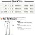 thumbnail image 5 of Plebaso Cotton Linen Pants for Women Slim Solid Color Elastic Waist Lounge Trousers Ladies Casual Pants, 5 of 6