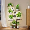 thumbnail image 2 of EVAWOO Soporte para Plantas con Luces de Cultivo - Estantería de Esquina de 7 Niveles para Múltiples Plantas, Estantes Metálicos de 42", Exhibidor de Flores para Interiores, Hogar, Patio y Balcón, 2 of 7