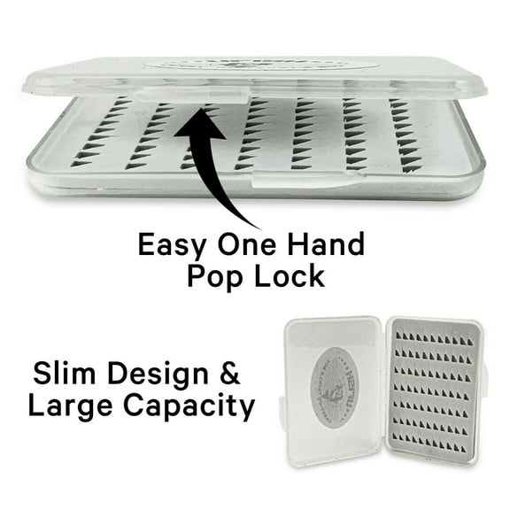 UFISH Fly fishing box set, fishing flies organizer box for trout Salmon Walleye