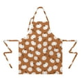 thumbnail image 2 of Happy Fall Pumpkins Apron-Garden Aprons for Women with Pockets-Cotton Linen Waterproof Kitchen Cooking Gardening Aprons Adjustable for Kitchen,Cooking,BBQ and Salon 33"x27", 2 of 7