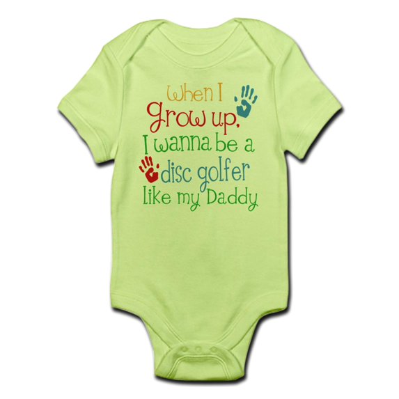 CafePress - Disc Golfer Like Daddy Infant Bodysuit - Baby Light Bodysuit