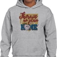 thumbnail image 2 of There Is No Place Like Home Baseball Hoodie Sweatshirt Unisex X-Large Grey, 2 of 5