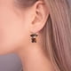 thumbnail image 5 of Pendientes de vaca Highland para mujer, gafas únicas, pendientes acrílicos colgantes con cabeza de vaca y flor, lazo de girasol llamativo Highland, 5 of 5
