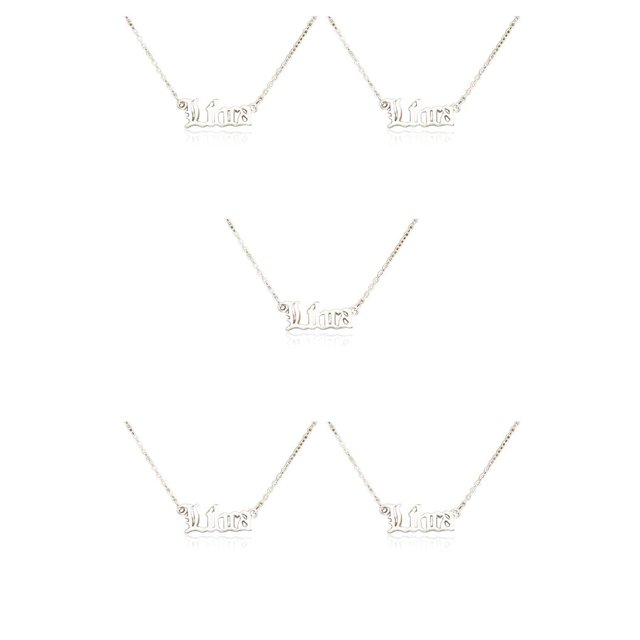 Sonducket Doce signos del zodiaco carta encanto constelaciones amistad collar único joyería exquisita cadena colgante Libra plata Libra Plata 5Conjunto