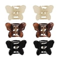 thumbnail image 2 of Scunci 6pk Butterfly Claw Clips, 2 of 2