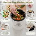 thumbnail image 4 of Perfnique Kitchen Compost Bin, 1.3 Gallon Countertop Compost Bin with Lid, Indoor Compost Bucket includes Inner Bucket and Carbon Filter, Small Compost Bin, 4 of 8