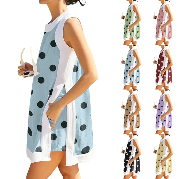 Short Sets Women 2 Piece Outfits Summer Crew Neck Tank Top and Shorts Set Sleeveless Cute Matching Sets Lounge Wear Khaki M