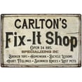 thumbnail image 1 of CARLTON'S Fix-It Shop Sign Grandpa Dad Wall Decor Gift 8x12 Metal 208120006337, 1 of 1