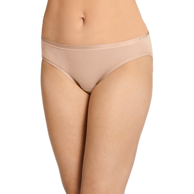 Jockey Bikini en Coton Extensible Sans Souci pour Femmes, Absorption Modérée