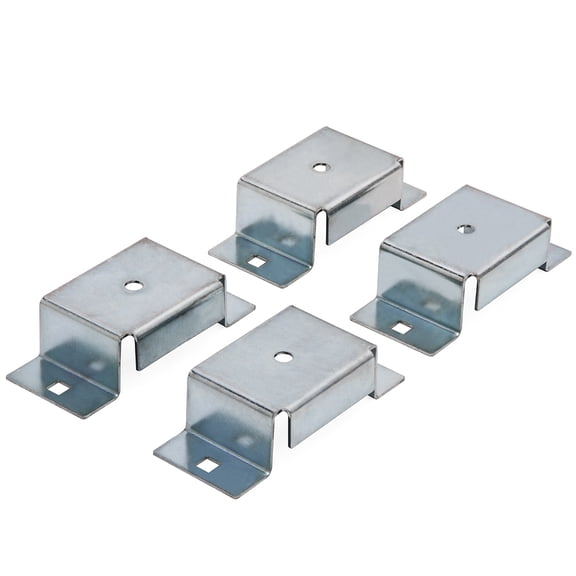 NIXFACE Utility Trailer Stake Pocket with Bottom for Flat Beds and Trucks Zinc Coated New