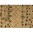 thumbnail image 1 of Ahgly Company Indoor Rectangle Abstract Brown Modern Area Rugs, 5' x 8', 1 of 4