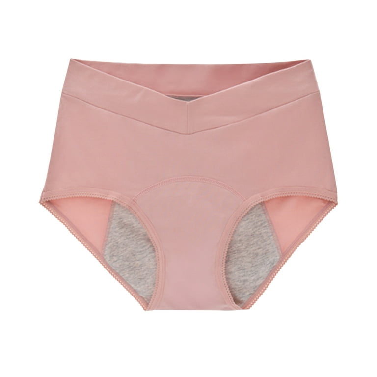 ZMHEGW Womens Underwear Seamless 1 Piece Underpants Patchwork Color Bikini  Solid Briefs Knickers Intimates Period Panties 