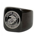 thumbnail image 2 of Rothco Stainless Steel USMC Eagle, Globe and Anchor Ring - Black, 2 of 2