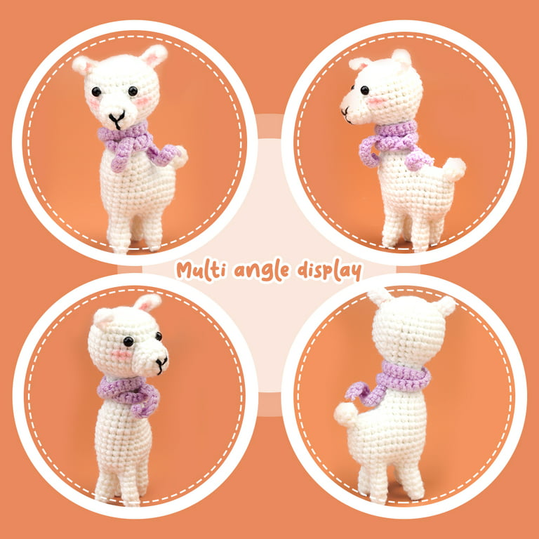Yarniss Beginner Crochet Kit, Crochet Animal Kit with Instruction