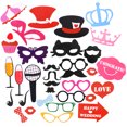 thumbnail image 1 of MasteelfCA 32pcs Wedding Photo Booth Props Photobooth Kits Dress Up Decoration Party Supplier Fun Accessories, 1 of 7