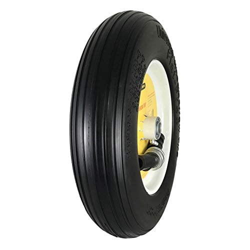 Marathon 00265 Universal Fit Flat Free Wheelbarrow Tire