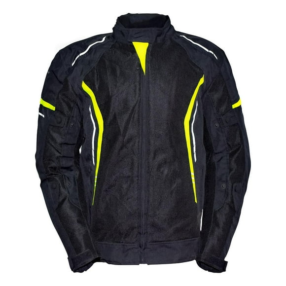 Chamarra Motociclista De Piel Talla 44 Negro Apm Piel