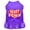 Purple, variant on Pet Dog Cat Dress Screen Printed, "Heart Breaker"