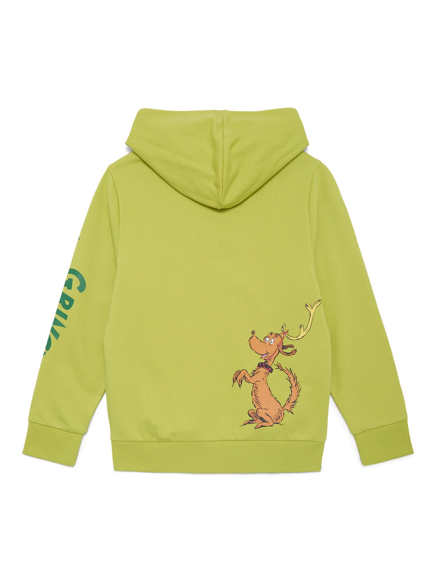 Dr Seuss Grinch Boys Cosplay Graphic Zip Hoodie, Sizes XS-XXL
