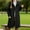 Black, variant on Girls Trench Coat Wool Blend Dress Coat Jacket Single 𝖡reasted Winter Windbreaker Overcoat Kids 5-14 Years Casual Outerwear Warm Coat Parka Snowsuit