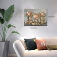 thumbnail image 3 of Farmhouse Bathroom Wall Art - Hummingbird & Floral Mason Jar Canvas Print, Inspirational Quotes Framed Artwork for Living Room, Bedroom & Bathroom, 3 of 7