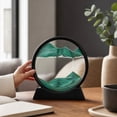 thumbnail image 5 of Aonerit 7in Moving Sand Art Hourglass, Dynamic Sandscape Picture Decor, High End Home Decoration, Wine Cabinet Office, 5 of 7