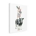 thumbnail image 4 of Canvas Wall Art - Jean Plout 'Farm Animal Family C' Wall Art for Living Room, Bedroom, or Office DÃ©cor by Trademark Fine Art - 24 x 32 Inches, 4 of 4