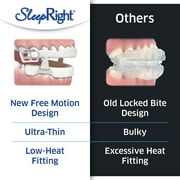 SleepRight Snore Aid – Mouthguard, FDA-Approved for Snoring, Includes Top & Bottom Trays & Case, 1 Count