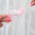 thumbnail image 4 of Bottle Brush Set, 7-Piece Baby Bottle Cleaning Set with Nipple Brush and Straw Cleaner (Pink), 4 of 5