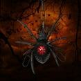 thumbnail image 5 of Lighted Halloween Spider Ornaments, Scary Realistic Fake Glowing Spider Hanging Halloween Tree Ornaments Haunted House Prank Prop for Halloween Decorations Indoor Party, 5 of 7