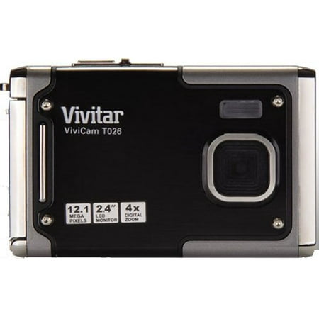 Vivitar ViviCam T026 12.1 MP Water Resistant Digital Camera in