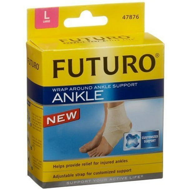 Futuro Ankle Support, Wrap Around, Large, 1 support (Pack of 3