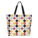 thumbnail image 1 of Fotbe Polka Dot Bolsa Tote Estética de Lona con Estampado para Mujer - Bolsa Reutilizable de Hombro Casual para Vacaciones, Compras, Trabajo y Gimnasio, 1 of 8