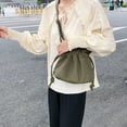 thumbnail image 4 of Women Bucket Bag Fashion Drawstring All-match Crossbody Bag Shoulder Purse, 4 of 10
