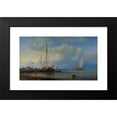 thumbnail image 2 of Abraham Hulk 24x15 Black Modern Framed Museum Art Print Titled - Seascape, 2 of 5